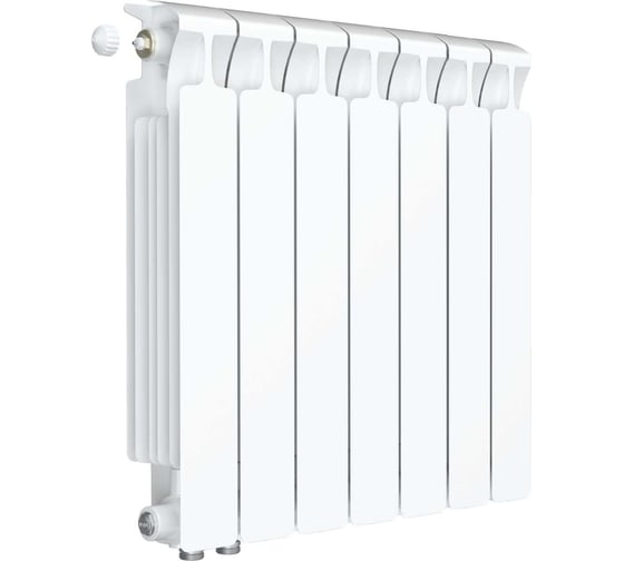 Изображение товара Биметаллический радиатор RIFAR MONOLIT Ventil 500 07 секц. нижн. лев. R-MN-500-07-VL