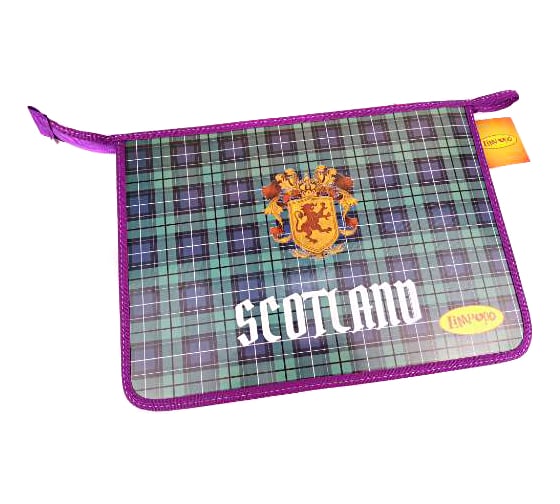 Изображение товара Папка Limpopo Шотландская клетка А4, пластиковая, молния сверху, 340х245х50 мм арт. LPR0180 ПапТ1906