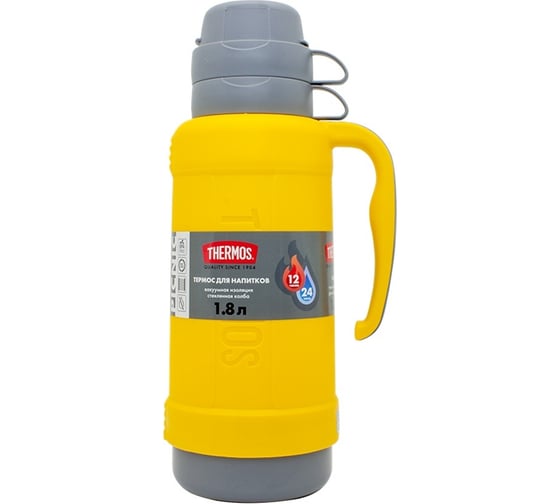 Изображение товара Термос со стеклянной колбой THERMOS 40-180 Yellow 1.8L 674043