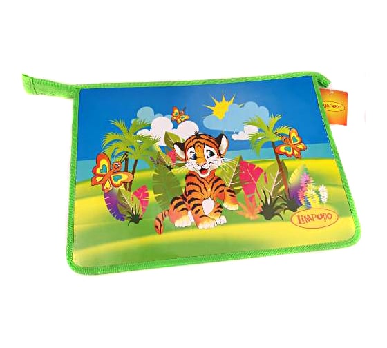 Изображение товара Папка Limpopo Тигренок А4, пластиковая, молния сверху, 340х245х50 мм арт. LPR0192 ПапТ1918