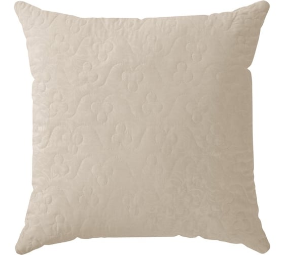 Изображение товара Подушка Самойловский Текстиль Хлопок 70x70 см бежевая ветка 778354