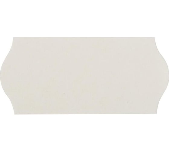 Изображение товара Этикет-лента ООО Комус 26x12 мм, белая, волна 1000 шт./рул., 10 рул. 72146