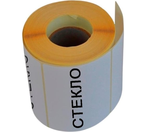 Изображение товара Термотрансферные этикетки ООО Комус плг 58x40, 580 шт./рул., вт. 40, печать стекло, 50 рул. 1408907