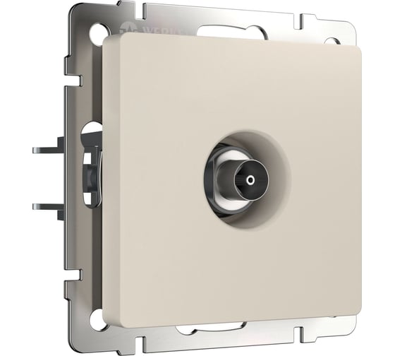 Изображение товара Оконечная ТВ-розетка WERKEL (айвори матовый) a062431