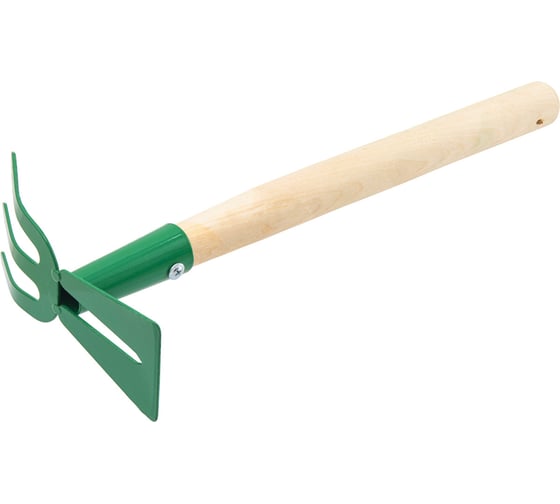 Изображение товара Комбинированная стальная мотыжка КЭС 65x170x435 мм, деревянная рукоятка 21020024