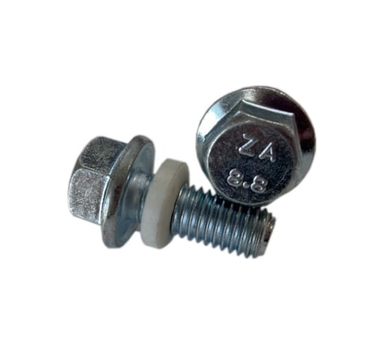 Изображение товара Болт с фланцем ZAMETAL с нейлоновой шайбой, М10x20, DIN 6921, 8.8, 850 шт. ZA107502