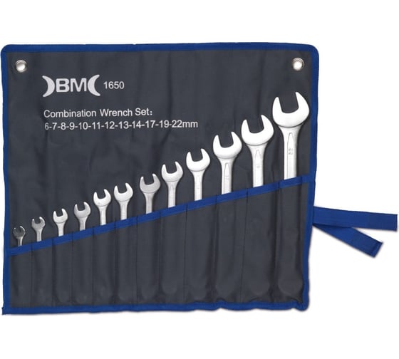 Изображение товара Набор комбинированных ключей BM Group 12 шт. BM-1650