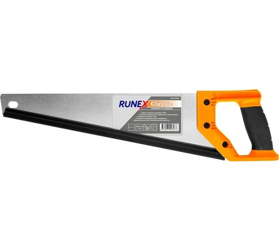 Изображение товара Ножовка по дереву Runex Сlassic 400мм универсальная заточка 577401