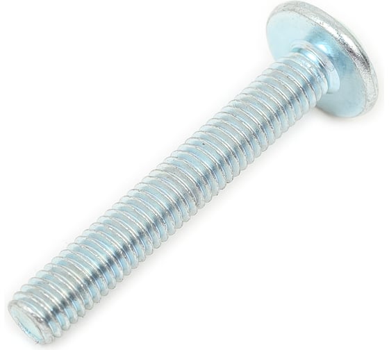 Изображение товара Винт с полукруглой головкой Невский Крепеж DIN 7985, цинк, М6x40 8 шт. 823807