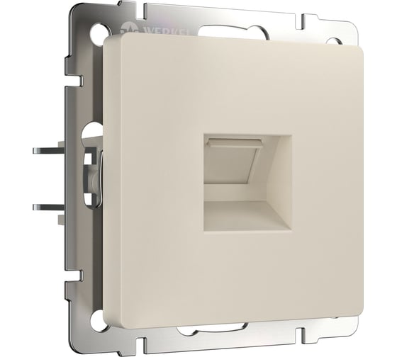 Изображение товара Розетка ethernet rj-45 WERKEL (айвори матовый) a062428