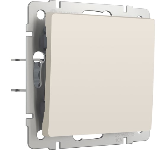 Изображение товара Перекрестный одноклавишный выключатель WERKEL (айвори матовый) a062420