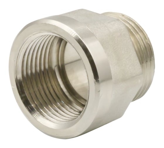 Изображение товара Переходник VRT 3/4'' вн/нар, никель, l20 мм 550965