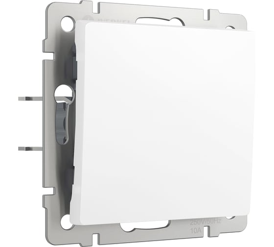 Изображение товара Перекрестный одноклавишный выключатель WERKEL (белый матовый) a062401