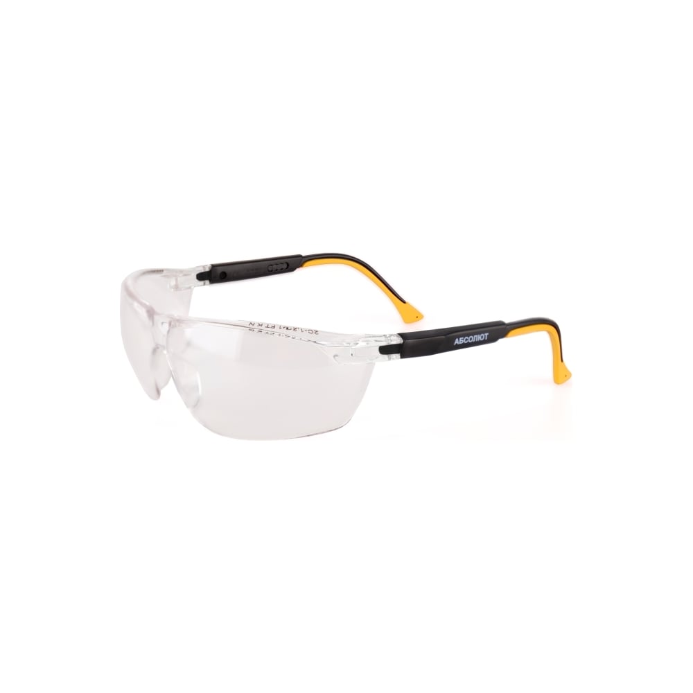 Защитные открытые очки РОСОМЗ, цвет прозрачный 178737 О78 АБСОЛЮТ CRYSTALINE® (2C-1,2 РС) - фото 1