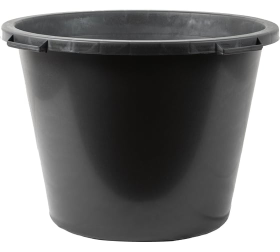 Изображение товара Строительный круглый таз КЭС черный, 40 л 13000006
