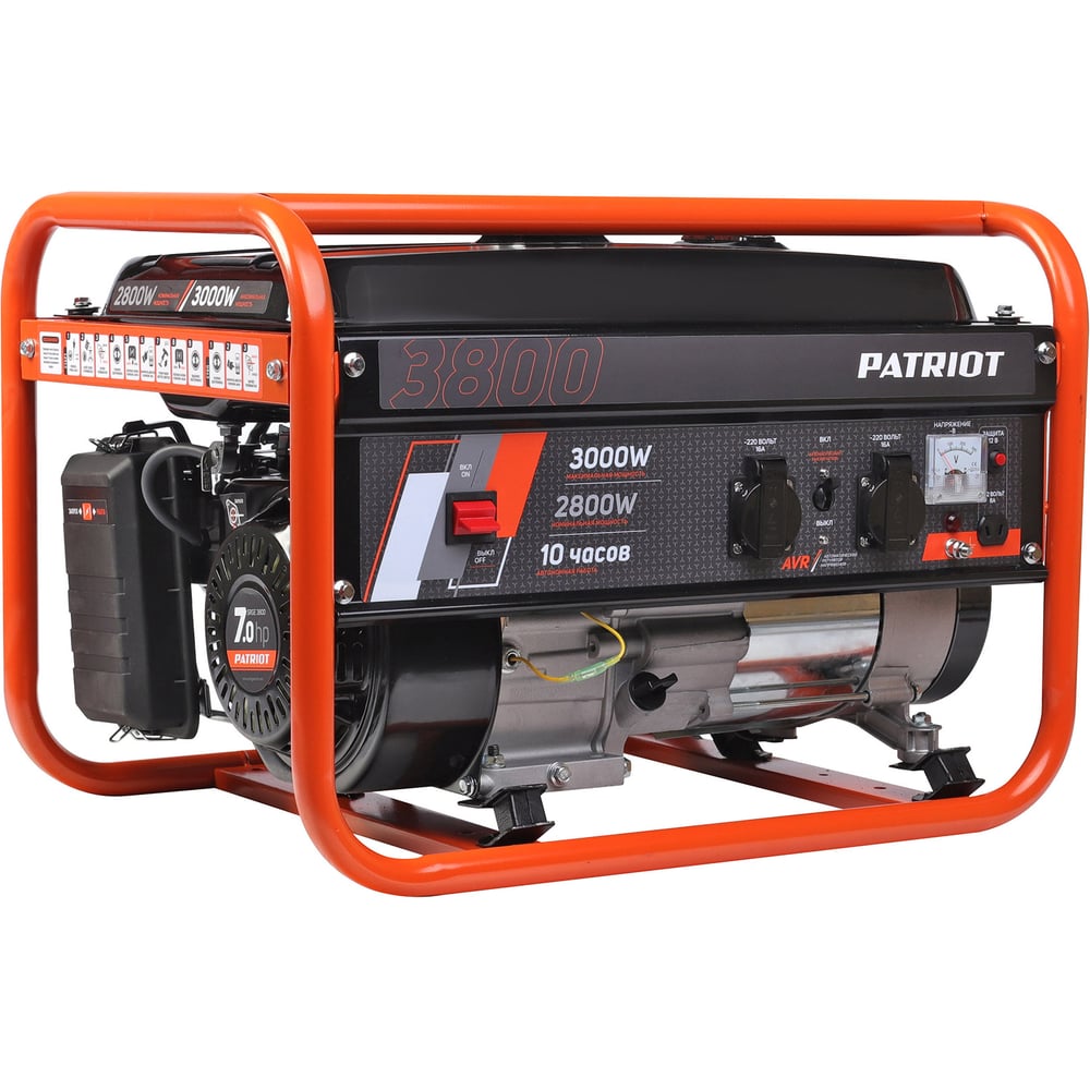 Изображение товара Бензиновый генератор Patriot Max Power SRGE 3800 474103155 Изображение товара Бензиновый генератор Patriot Max Power SRGE 3800 474103155