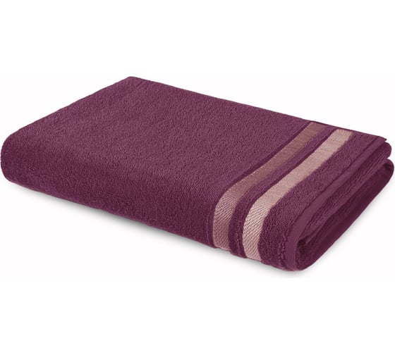 Изображение товара Махровое полотенце Самойловский Текстиль 50/90 Исландия Темно-бордовое, 400 г/м2 761437