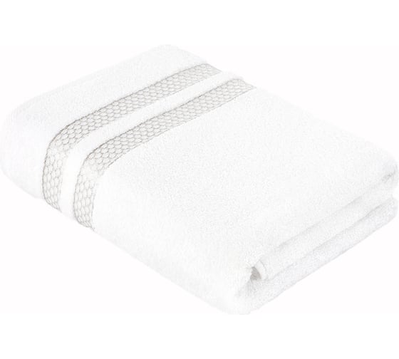 Изображение товара Набор махровых полотенец Verossa Reticolo Белый, 50x90 см, 70x140 см, 500 г/м2 746402