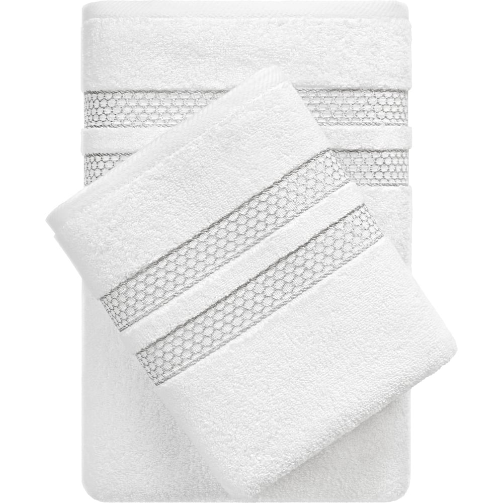 Изображение товара Набор махровых полотенец Verossa Reticolo 4 шт 70x140 и 50x90 см хлопок