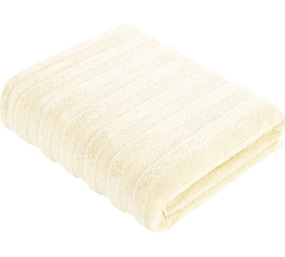 Изображение товара Набор махровых полотенец Verossa Stripe Экрю 50x90 см, 70x140 см, 500 г/м2 746398