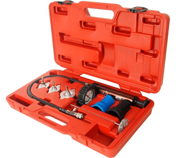 Изображение товара Набор для тестирования герметичности охладительной системы 7шт в кейсе JTC-1414