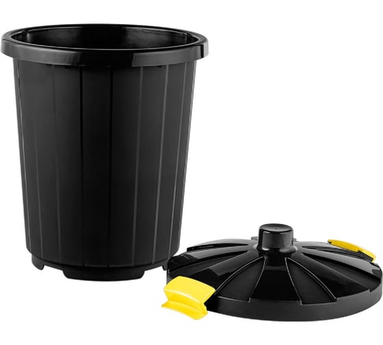 Изображение товара Бак Тара.ру 105 л., с крышкой, антрацит 28529