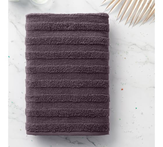 Изображение товара Махровое полотенце Verossa 50/90 Palermo Лилово-коричневое, 460 г/м2 740255