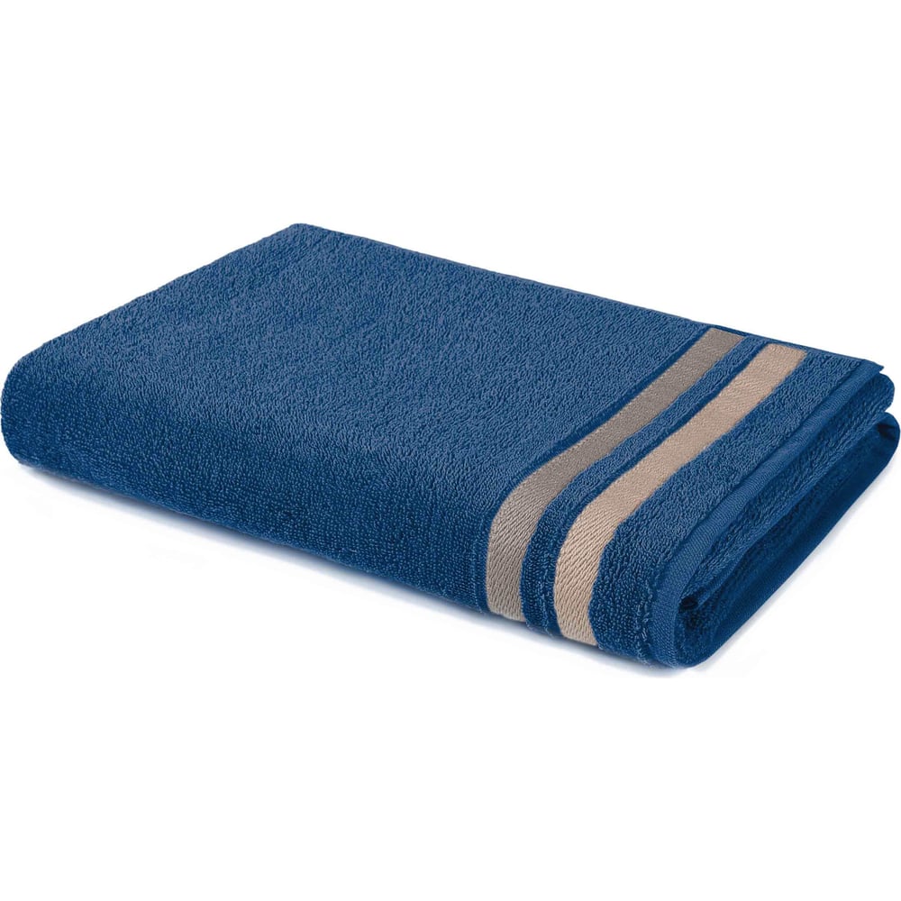 Махровое полотенце Самойловский текстиль полотенце пляжное релакс 100х150 см синий хлопок