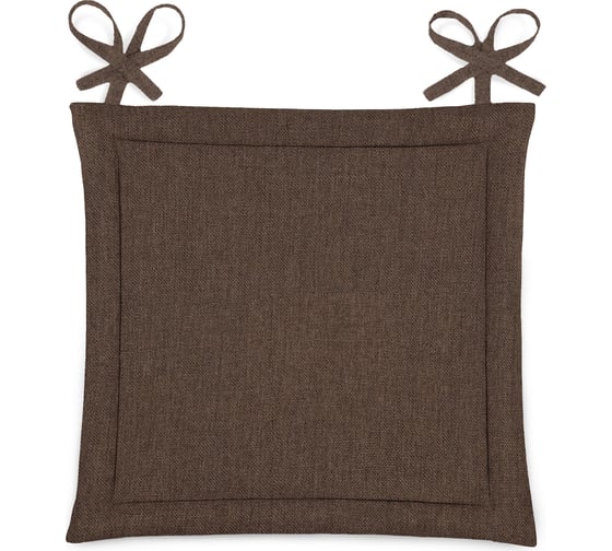 Изображение товара Подушка для стула Волшебная Ночь 40/40 Шоколад рогожка 764723