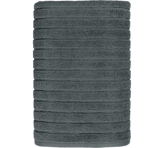 Изображение товара Махровое полотенце Волшебная Ночь 70/140 Wave Темный графит, 420 г/м2 789603