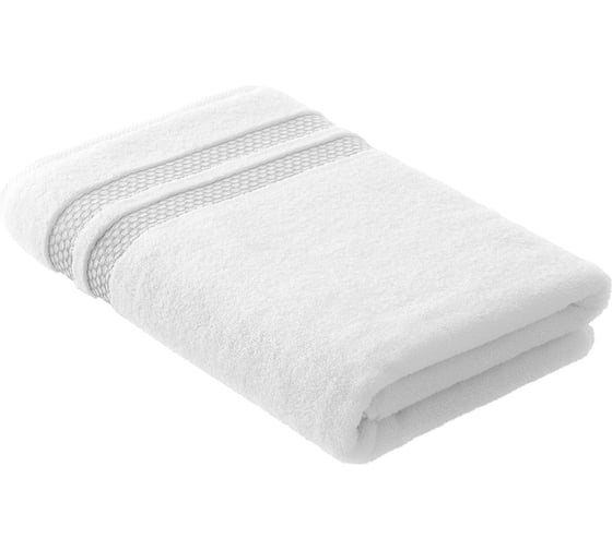 Изображение товара Махровое полотенце Verossa 70/140 Reticolo белое, 500 г/м2 734490
