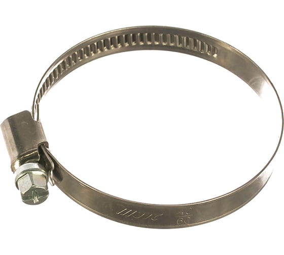 Изображение товара Ленточный червячный хомут 040-060мм нержавеющая сталь JTC-ZN60