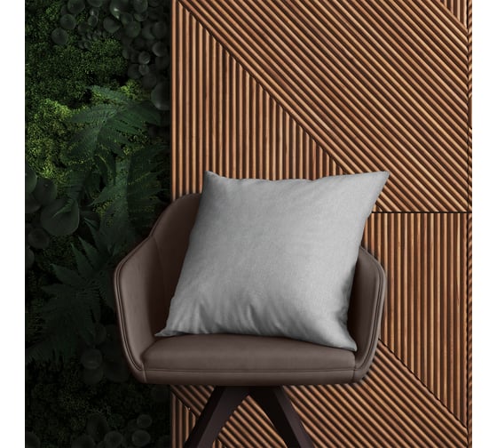 Изображение товара Декоративная наволочка Волшебная Ночь Пепельно-серый 40/40 780295