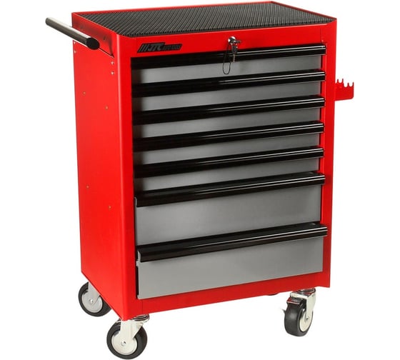 Изображение товара Инструментальная тележка с набором инструментов 7 секций 344 предмета JTC-3931+344