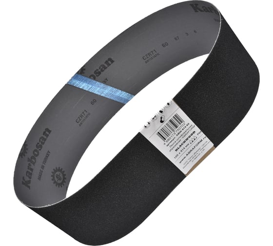 Изображение товара Лента шлифовальная абразивная бесконечная BLACKWOOD (1 шт; 100x914 мм; P60) ABRAFORM ABW-914-60