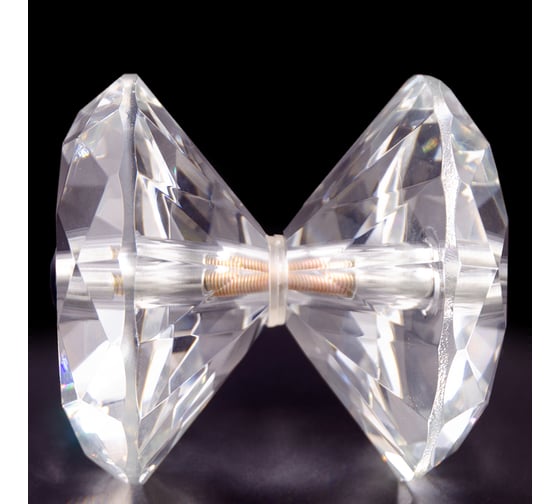 Изображение товара Стеклянная ручка SERVICE PLUS 60х80х100, прозрачная HB-226-T