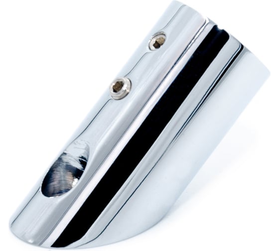 Изображение товара Коннектор труба-стена SERVICE PLUS 135, d19мм, хром глянцевый CK-407D19-PC