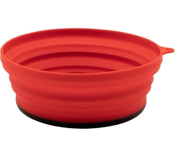 Изображение товара Силиконовая тарелка с пластиковым дном Tramp 15x15x8.5, терракотовый TRC-123