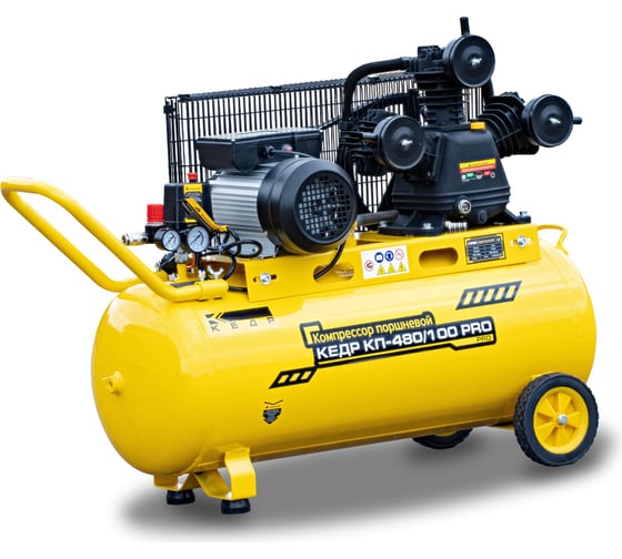 Изображение товара Поршневой компрессор Кедр КП-480/100 PRO 8023709