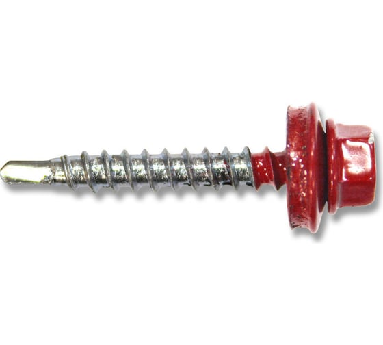 Изображение товара Кровельный саморез Daxmer 5,5x19 RAL 3003 сверло №3, 250 шт 00000304270