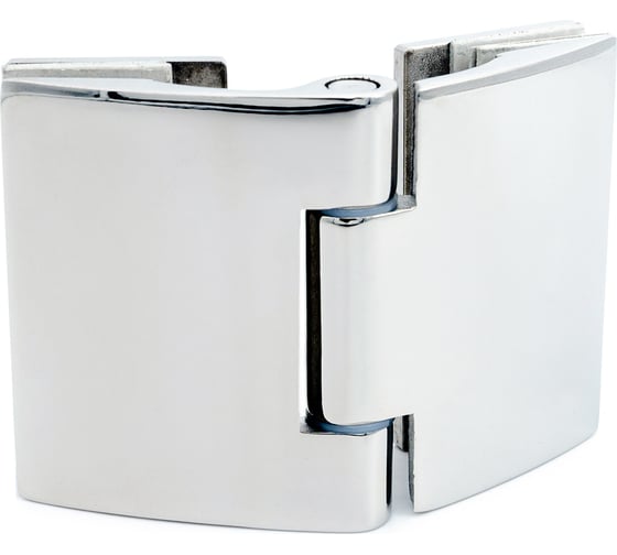 Изображение товара Петля стекло-стекло SERVICE PLUS латунная, без фиксации, хром глянцевый CL-905-PC