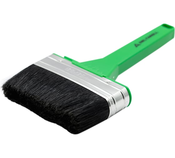 Изображение товара Плоская кисть (макловица) DeltaRoll с черной смешанной щетиной, 120x25 мм 138125