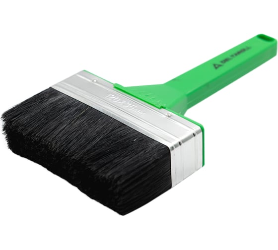 Изображение товара Плоская кисть (макловица) DeltaRoll с черной смешанной щетиной, 120x35 мм 138135