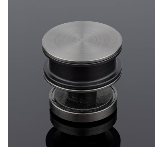 Изображение товара Ролик с креплением к стеклу SERVICE PLUS графит матовый, sus304 R02-401GFM/SUS304