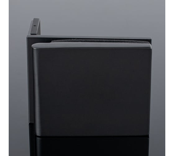 Изображение товара Коннектор стекло-стена SERVICE PLUS 90, черный матовый, латунь K03-200BLK/brass