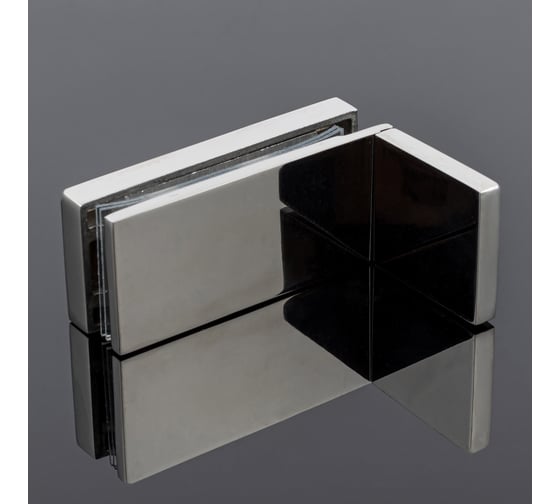 Изображение товара Коннектор стена-стекло SERVICE PLUS 90, с пластиной, хром, sus304 K02-204CR/sus304