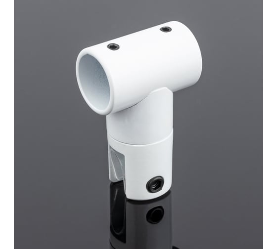 Изображение товара Соединитель трубы SERVICE PLUS ф19, 180, белый матовый, sus304 D02-512WM/sus304