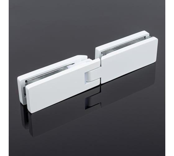 Изображение товара Петля стекло-стекло SERVICE PLUS 180, белый матовый, sus304 P03-105WM/sus304