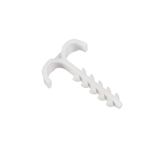 Изображение товара Дюбель-хомут IEK т-образный, 4-12 мм, нейлон, белый, 25 шт. UDH11-04-12-025-K01