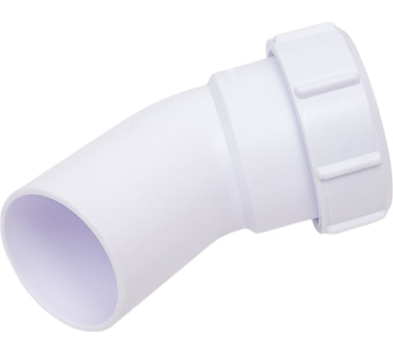 Изображение товара Отвод McAlpine на 135 градусов, компрессионный, Ду=40мм х Дн=40мм.,белый 40D-WH